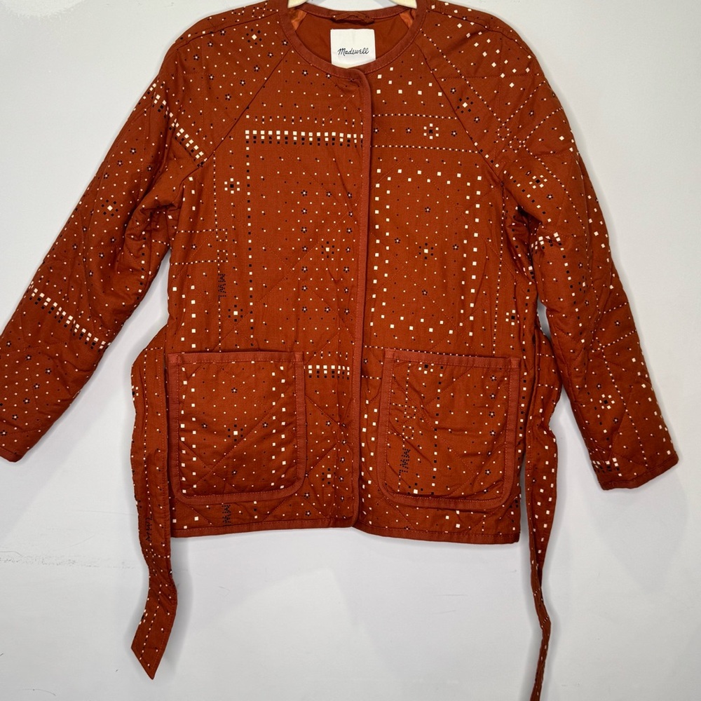 Madewell Bandana Wrap Blazer Jacket - Picture 5 of 15